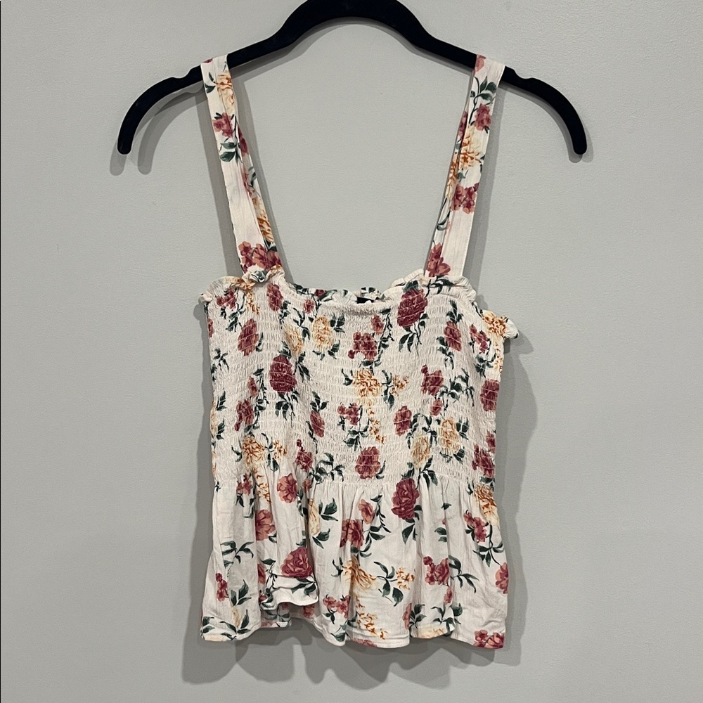 AE Smocked peplum top